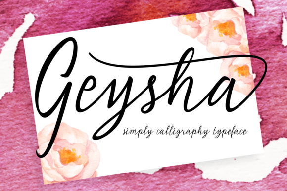 Geysha Font Geysha Font Poster 1