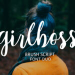 Girlboss Script Font Poster 1