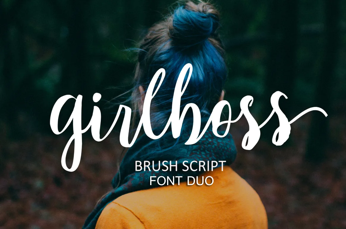 Girlboss Script Font Girlboss Script Font Poster 1