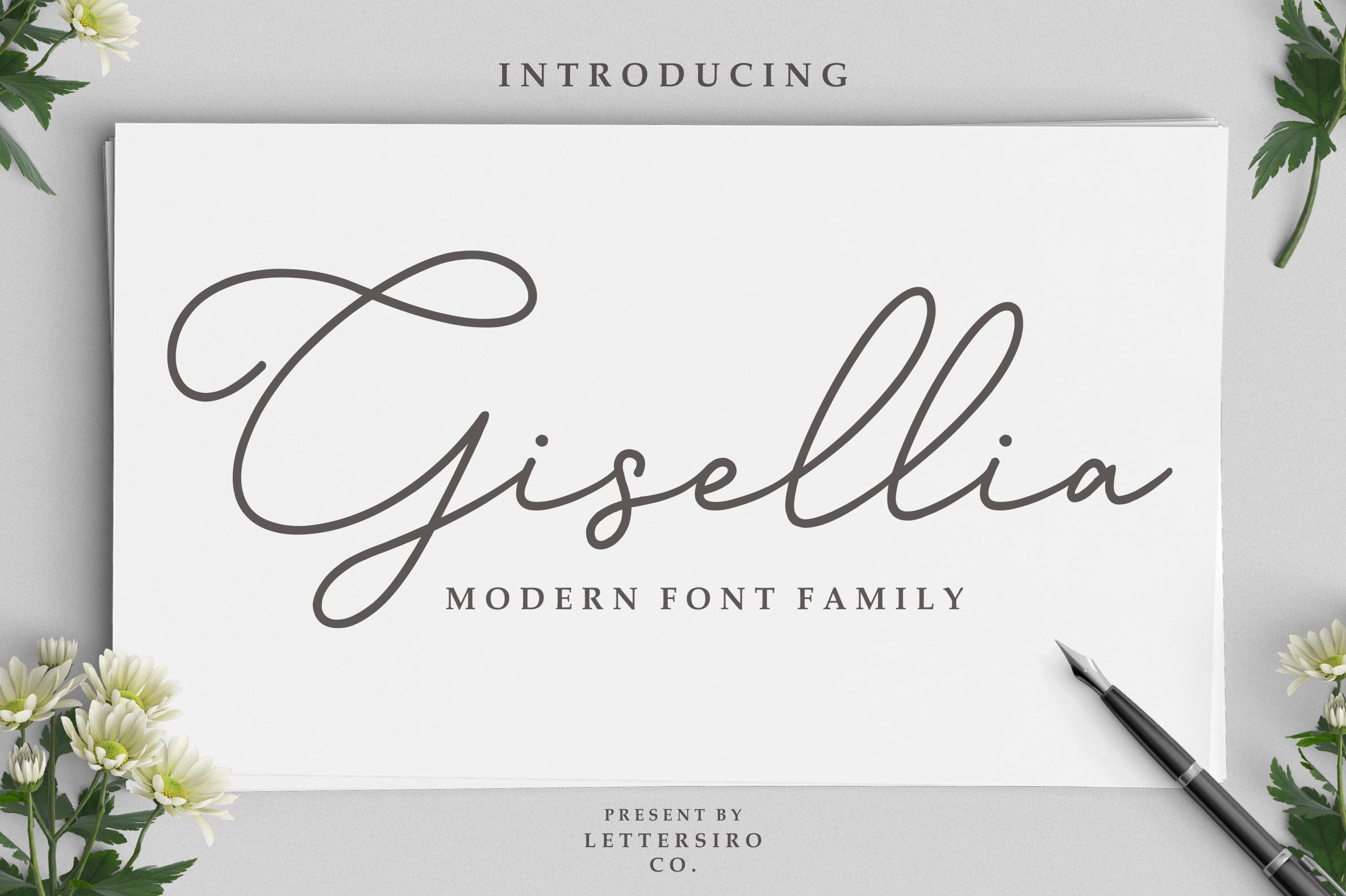 Gisellia Font Poster 1