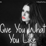 Give You What You Like Font Poster 1