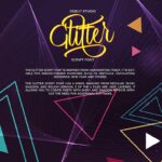 Glitter Script Font Poster 2