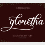 Gloretha Font Poster 1