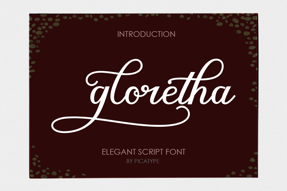 Gloretha Font Poster 1