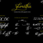 Gloretha Font Poster 9