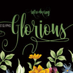 Glorious Font Poster 1