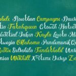 Gloster Font Poster 5