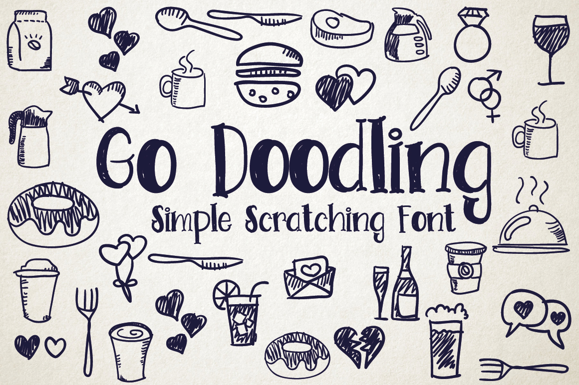Go Doodling Font Poster 1