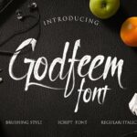 Godfeem Font Poster 1