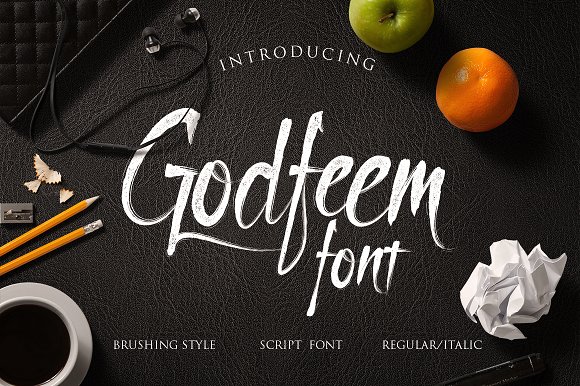 Godfeem Font Poster 1