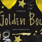 Golden Boy Font Poster 1