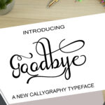 Goodbye Font Poster 1