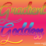 Gradient Goddess Font Poster 1