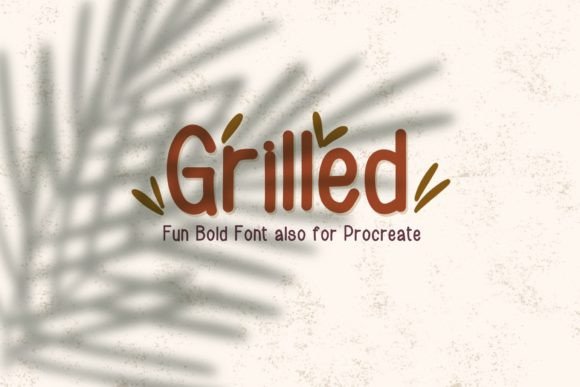 Grilled Font Poster 1