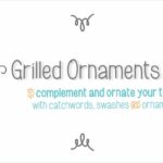 Grilled Font Poster 11