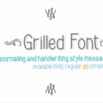 Grilled Font Poster 7