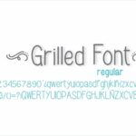 Grilled Font Poster 8