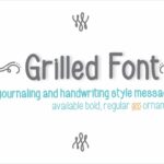 Grilled Font Poster 9