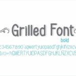 Grilled Font Poster 10