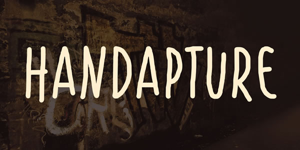 Handapture Font