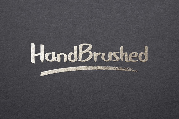 Handbrushed Font Poster 1