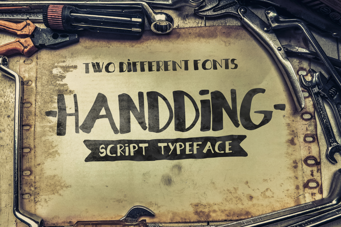 Handding Font Poster 1