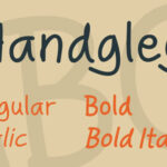 Handgley Font Poster 1