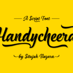 Handycheera Font Poster 1