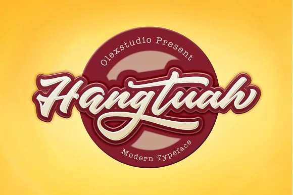 Hangtuah Font Hangtuah Font Poster 1