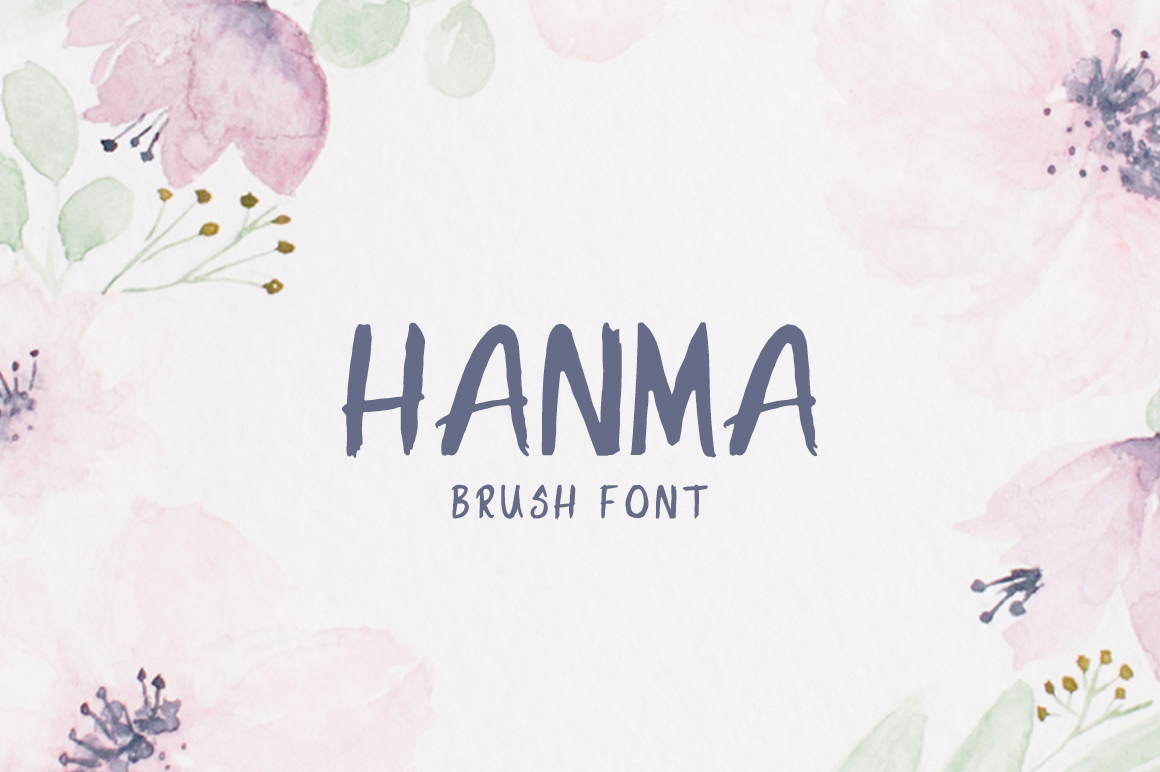 Hanma Font Poster 1