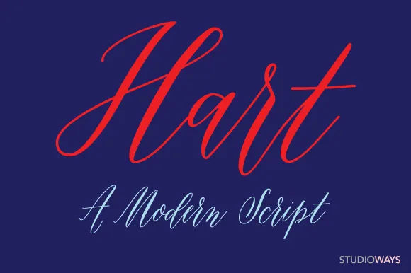 Hart Font Hart Font Poster 1