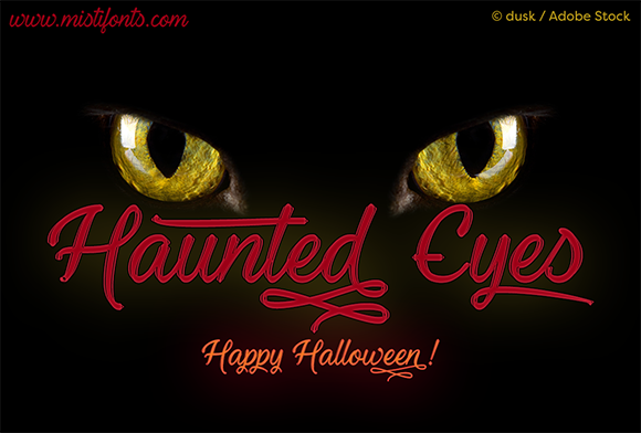 Haunted Eyes Font Poster 1