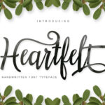 Heartfelt Font Poster 1