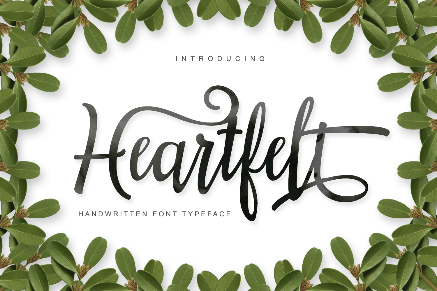 Heartfelt Font Poster 1