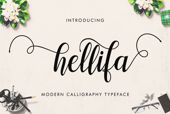 Hellifa Font Poster 1