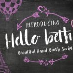 Hello Bethy Font Poster 2