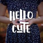 Hello Cute Font Poster 1