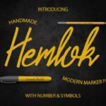 Hemlok Font Poster 1