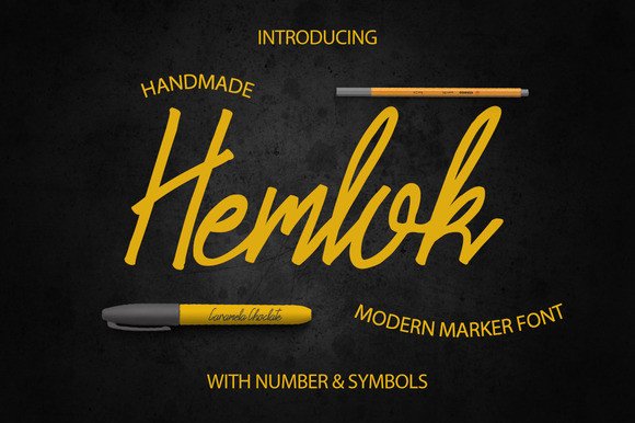 Hemlok Font Poster 1