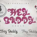 Hey Buddy Font Poster 1
