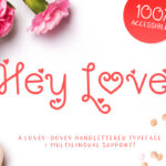 Hey Love Font Poster 1