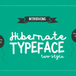 Hibernate Font Poster 1