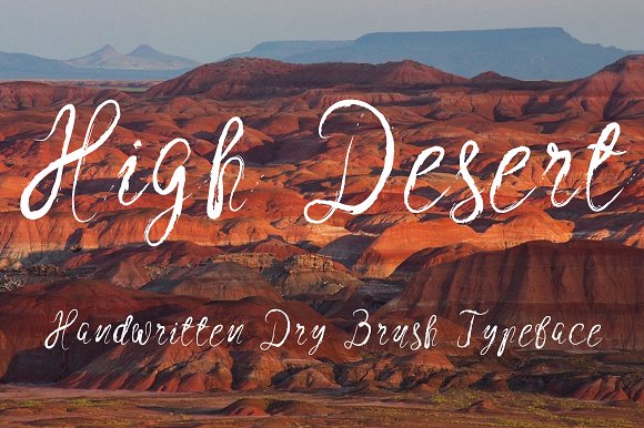 High Desert Font Poster 1