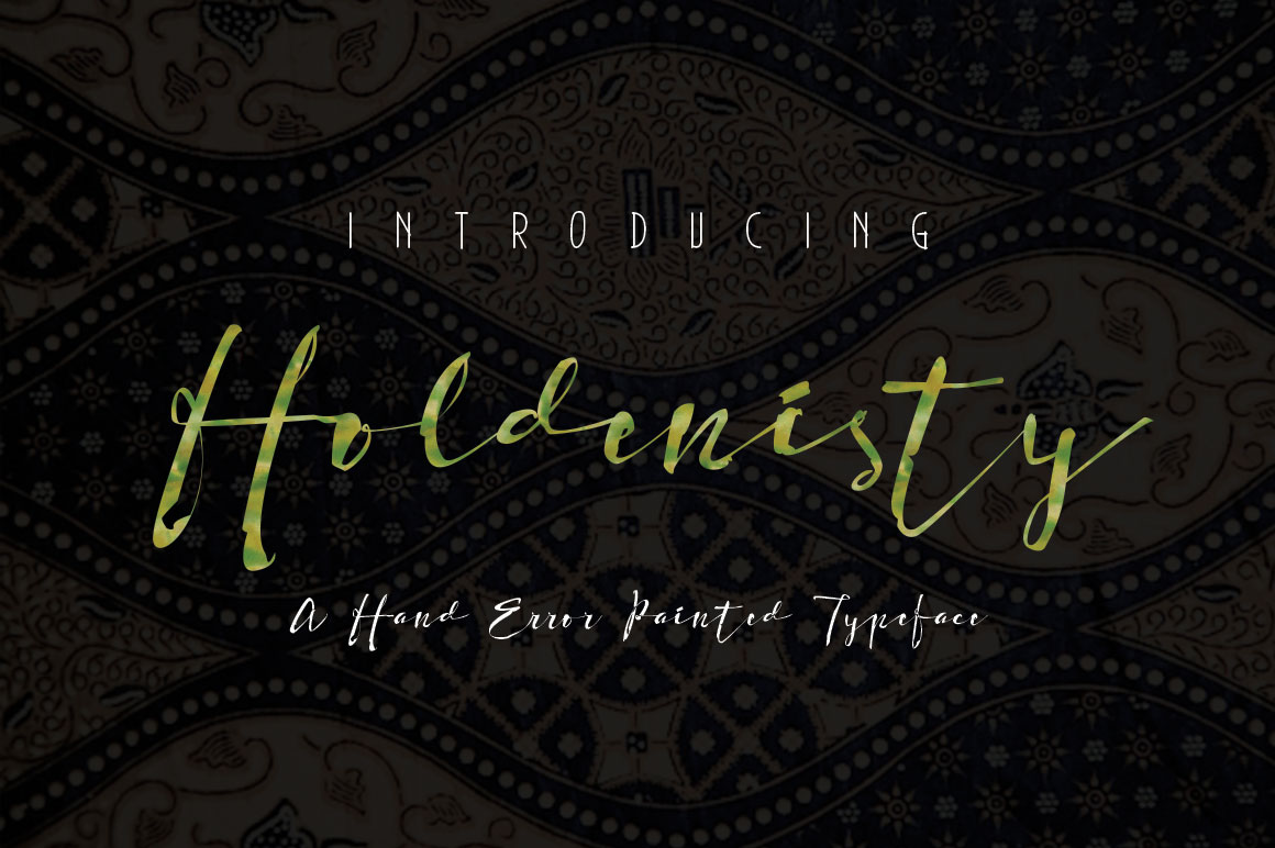 Holdenisty Font