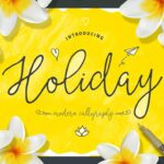 Holiday Font Poster 1