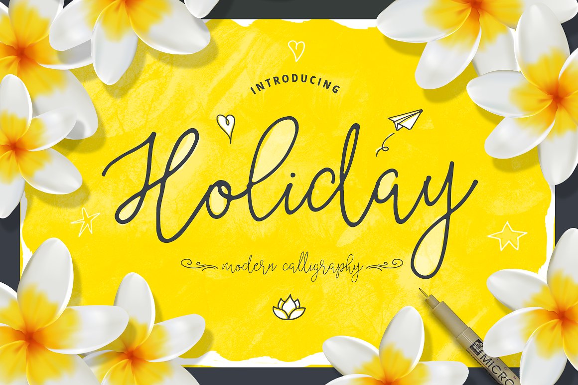 Holiday Font Poster 1