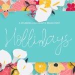 Hollidays Font Poster 1