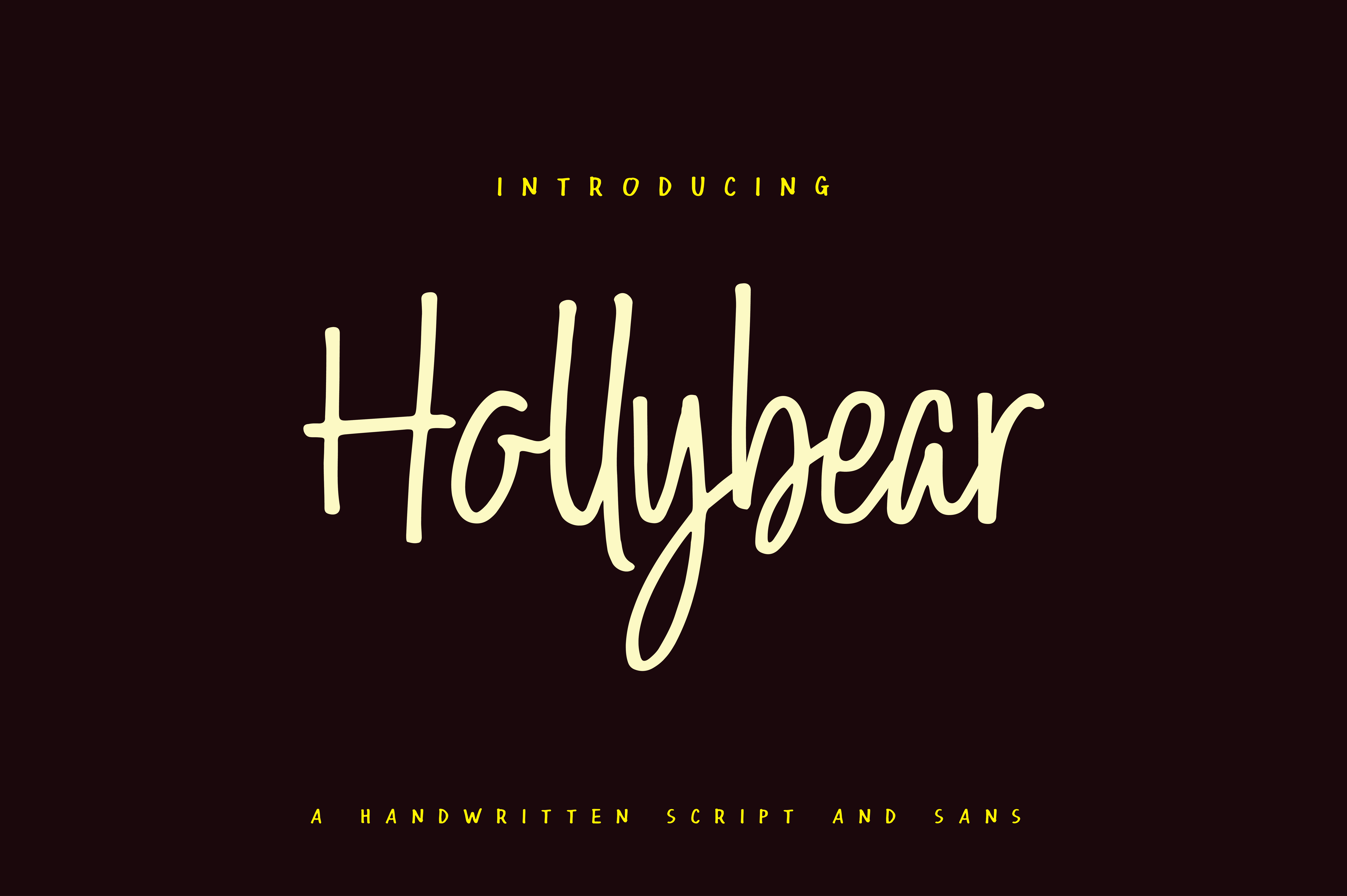 Hollybear Font Poster 1