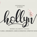 Hollyn Font Poster 1