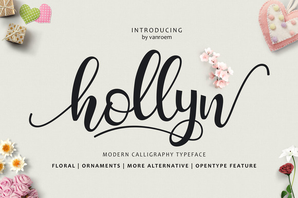 Hollyn Font Poster 1